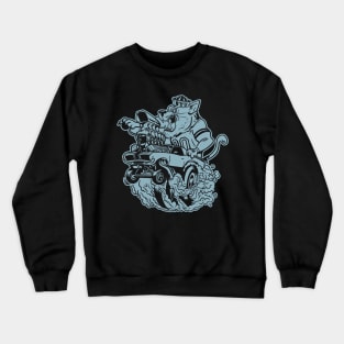 Cosmo Fink - Big Daddy Roth/Cosmo Cougar Mashup Crewneck Sweatshirt